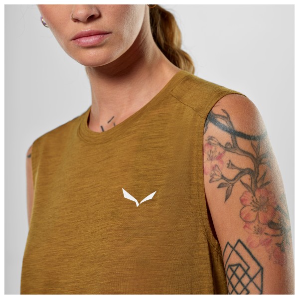 Salewa - Women's Eagle Minilogo Alpine Merino Tank Top - Merinovillapaita
