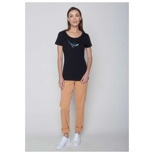 GreenBomb - Women's Animal Whale Dive Loves - T-Shirts - Camiseta de manga corta