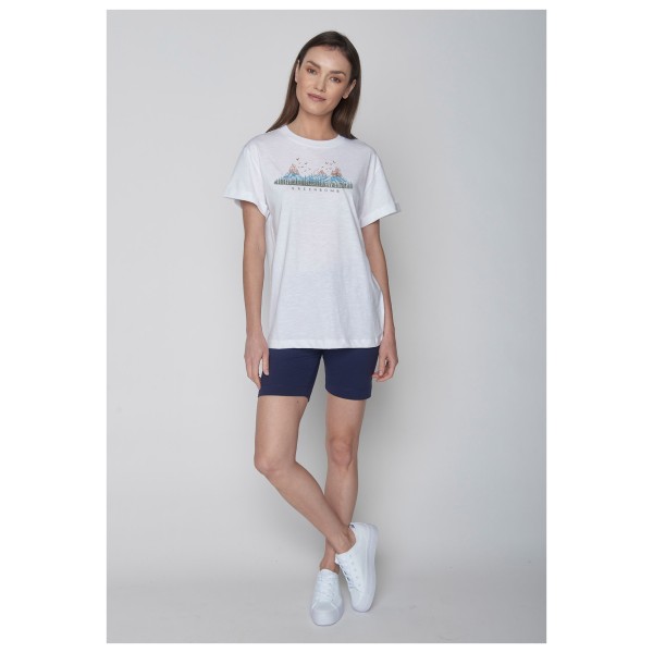 GreenBomb - Women's Nature Mountain Colours Stop - T-Shirts - Camiseta de manga corta
