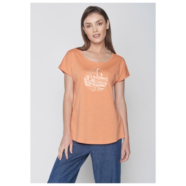 GreenBomb - Women's Nature Surf Circle Cool - T-Shirts - Camiseta de manga corta