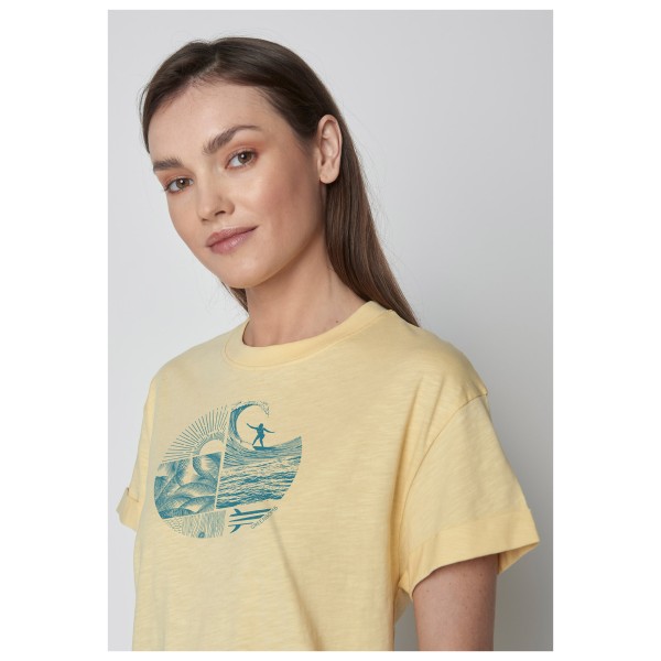 GreenBomb - Women's Nature Surf Circle Stop - T-Shirts - Camiseta de manga corta