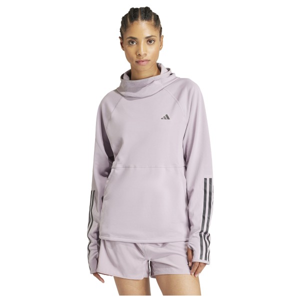 adidas - Women's Own The Run 3-Stripes Hoodie - Loopshirt