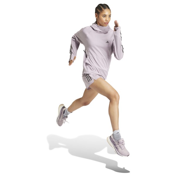 adidas - Women's Own The Run 3-Stripes Hoodie - Loopshirt