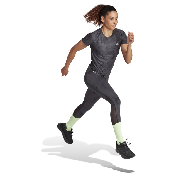 adidas - Women's ULT AOP Heather Tee - Hardloopshirt