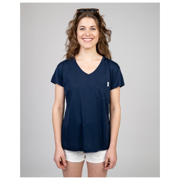 NIKIN - Women's Treeshirt Pocket V-Neck - Camiseta de manga corta