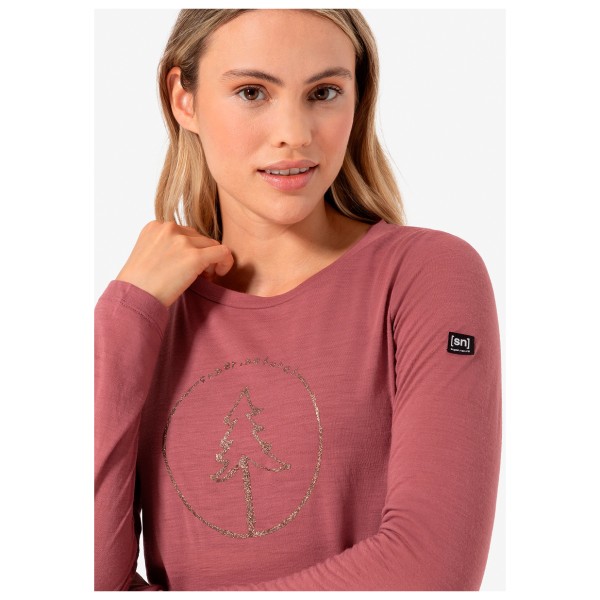 super.natural - Women's Bubble Tree L/S - Maglia a manica lunga