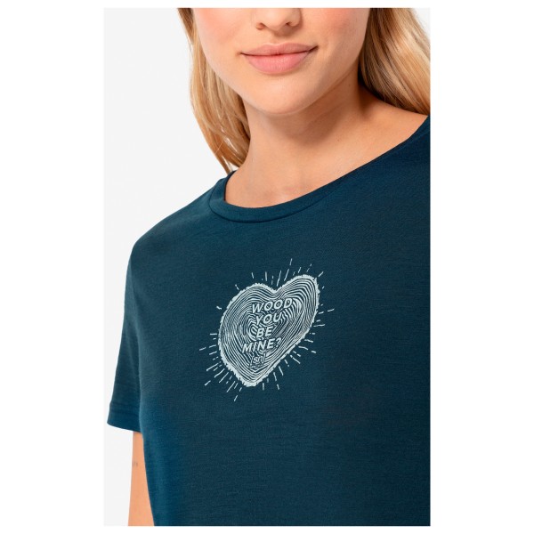 super.natural - Women's Heartwood Tee - Merinotröja