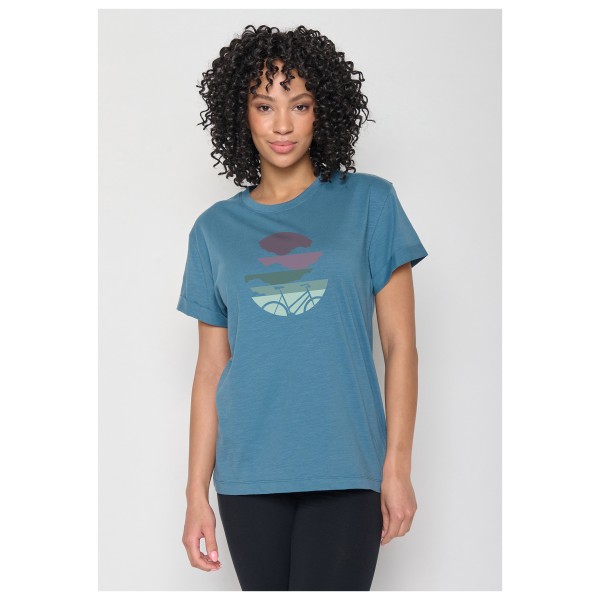 GreenBomb - Women's Bike Cloud Stop T-Shirt Cotton - Camiseta de manga corta