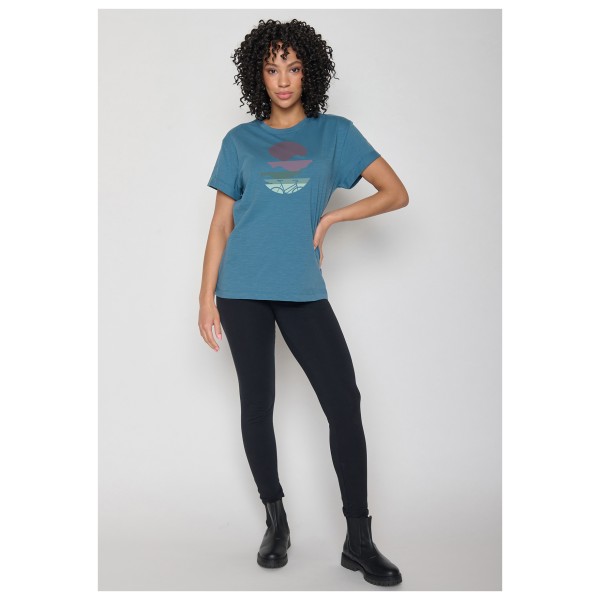 GreenBomb - Women's Bike Cloud Stop T-Shirt Cotton - Camiseta de manga corta