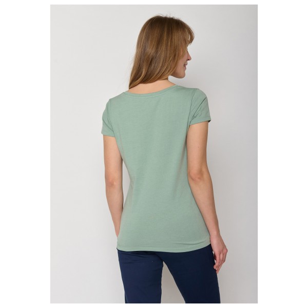 GreenBomb - Women's Bike Pattern Loves T-Shirt Cotton - Camiseta de manga corta