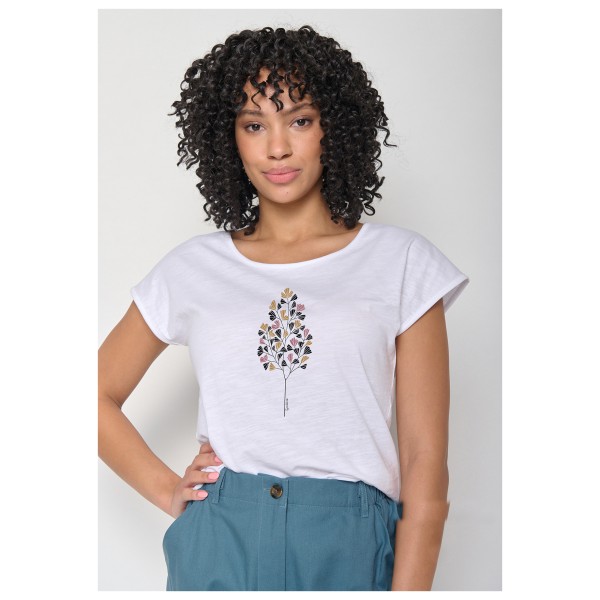 GreenBomb - Women's Nature Fall Leaves Cool T-Shirt Cotton - Camiseta de manga corta