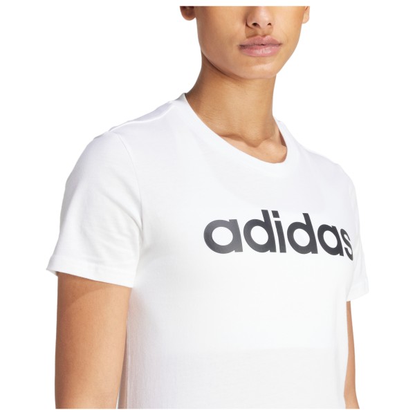 adidas - Women's Linear Slim Logo Tee - Camiseta de manga corta