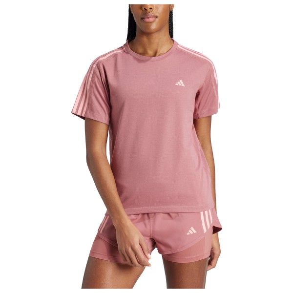 adidas - Women's Own The Run 3-Stripes Tee - Hardloopshirt