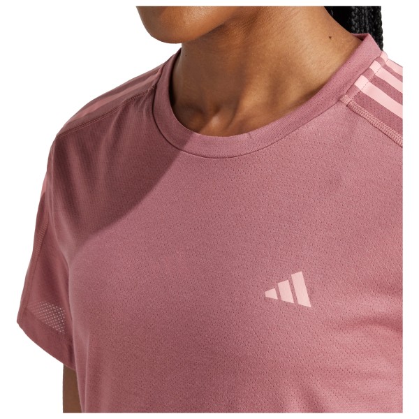 adidas - Women's Own The Run 3-Stripes Tee - Hardloopshirt