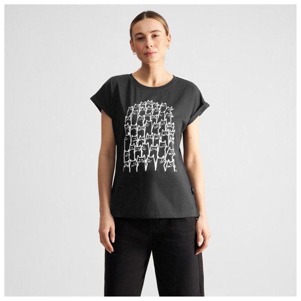 DEDICATED - Women's T-Shirt Visby Cat Crowd - Camiseta de manga corta