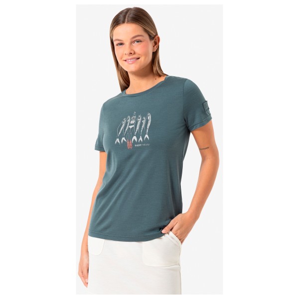 super.natural - Women's Copper Sardine Bio Jersey Tee - Merino shirt