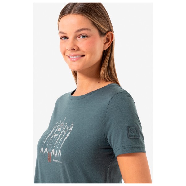 super.natural - Women's Copper Sardine Bio Jersey Tee - Merino shirt