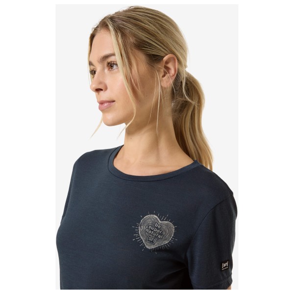 super.natural - Women's Little Heartwood Tee - Merino shirt