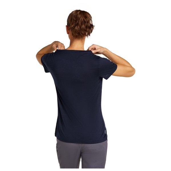 Icebreaker - Women's Merino150 TechLite S/S Scoop Tee Panax - Camiseta de merino
