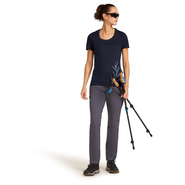 Icebreaker - Women's Merino150 TechLite S/S Scoop Tee Panax - Camiseta de merino