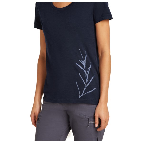 Icebreaker - Women's Merino150 TechLite S/S Scoop Tee Panax - Camiseta de merino