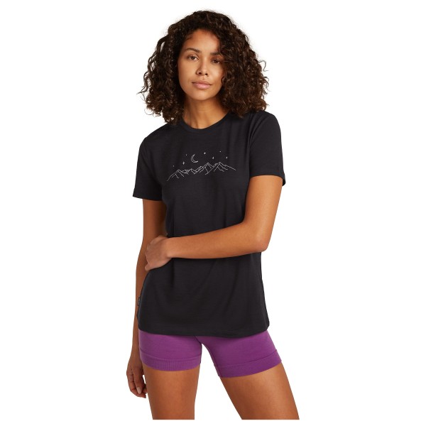 Icebreaker - Women's Merino150 TechLite S/S Sparkling Stars - Camiseta de merino