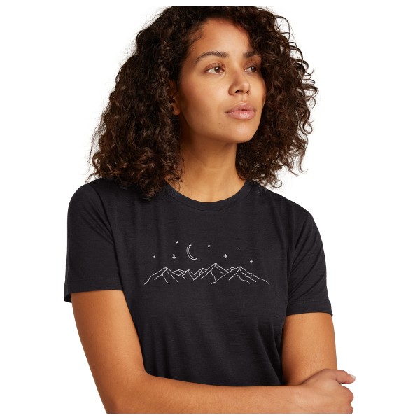 Icebreaker - Women's Merino150 TechLite S/S Sparkling Stars - Camiseta de merino
