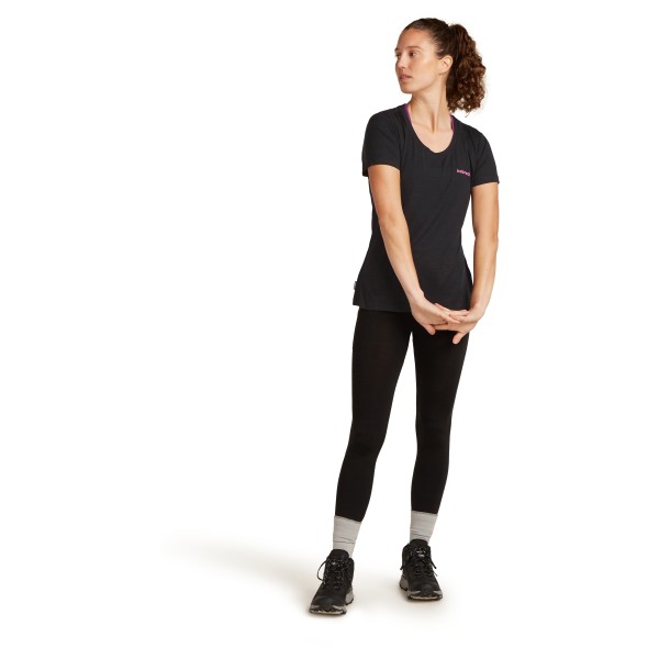 Icebreaker - Women's Merino150 TecLite S/S Scoop IB Wordmark - Camiseta de merino
