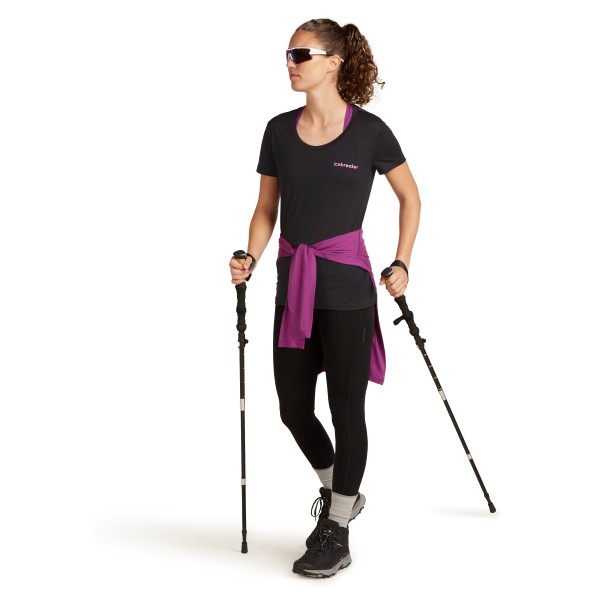 Icebreaker - Women's Merino150 TecLite S/S Scoop IB Wordmark - Camiseta de merino