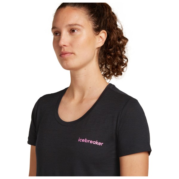 Icebreaker - Women's Merino150 TecLite S/S Scoop IB Wordmark - Camiseta de merino