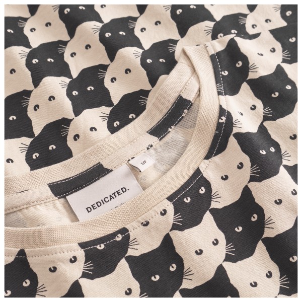 DEDICATED - Women's T-Shirt Visby Pepita Cats - Camiseta de manga corta