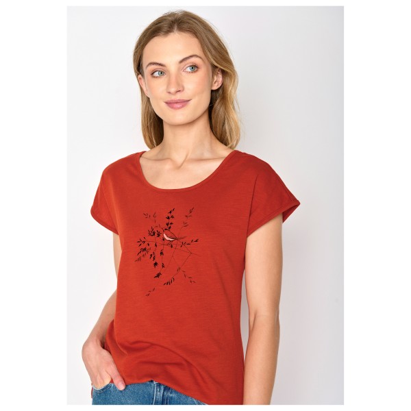 GreenBomb - Women's Animal Bird Branch Cool T-Shirt - Camiseta de manga corta