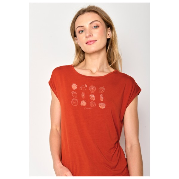 GreenBomb - Women's Bike Strawberry Timid Top - Camiseta de manga corta