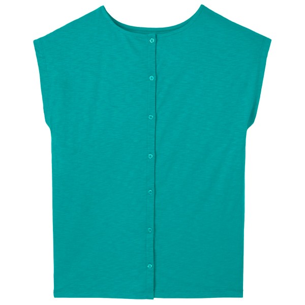Tranquillo - Women's Loose-Fit Shirt with Detailing - Camiseta de manga corta
