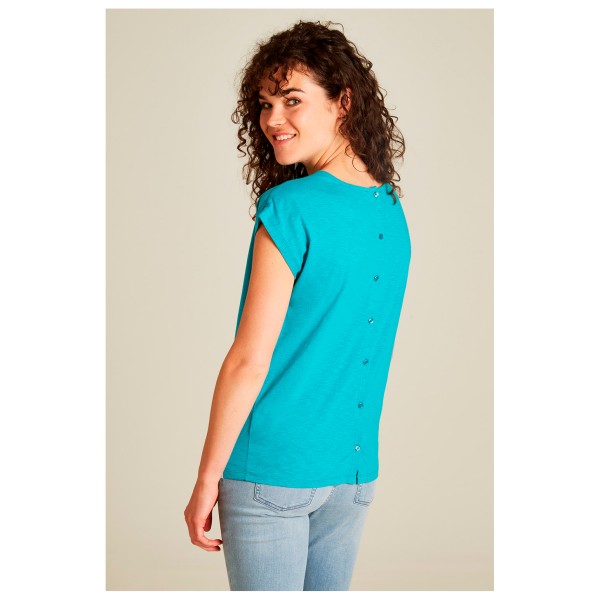 Tranquillo - Women's Loose-Fit Shirt with Detailing - Camiseta de manga corta