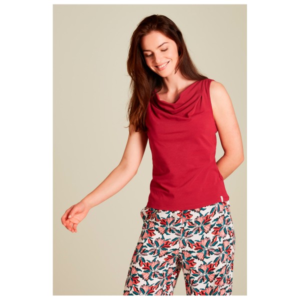 Tranquillo - Women's Top with Waterfall Neckline - Topp