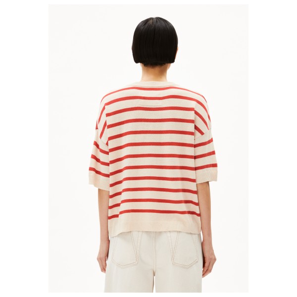 ARMEDANGELS - Women's Lizaa Lino Stripes - Camiseta de manga corta