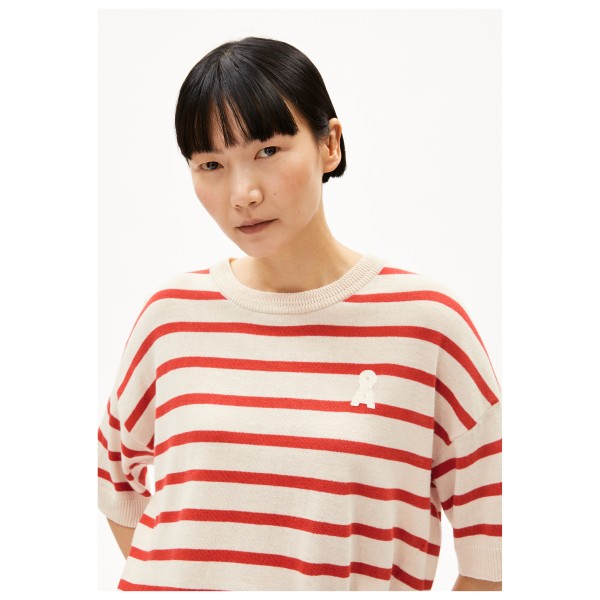 ARMEDANGELS - Women's Lizaa Lino Stripes - Camiseta de manga corta