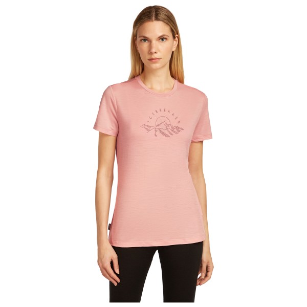 Icebreaker - Women's Merino 150 Tech Lite S/S Sunrise Summit - Haut en mérinos