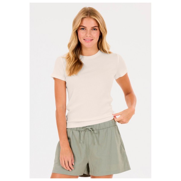 ATHLECIA - Women's Lenga Rib S/S Tee - Camiseta de manga corta