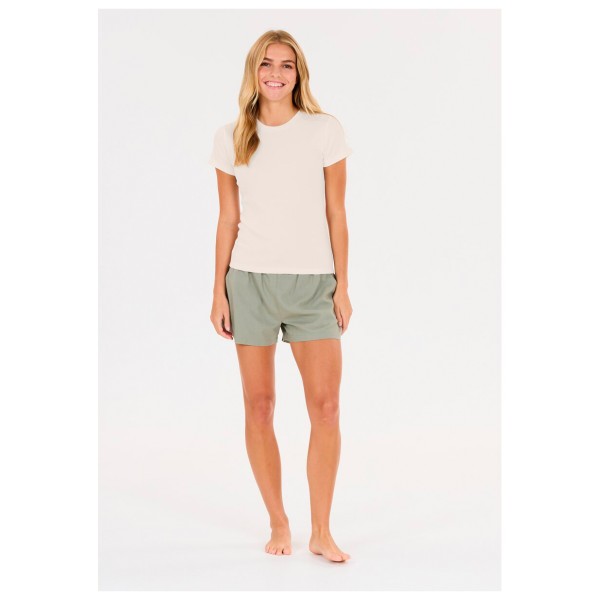 ATHLECIA - Women's Lenga Rib S/S Tee - Camiseta de manga corta