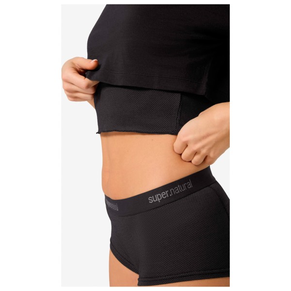 super.natural - Women's Crop Tee - Merino shirt