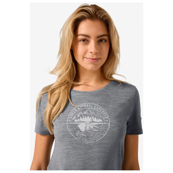 super.natural - Women's Exploring Tee - Merinotröja
