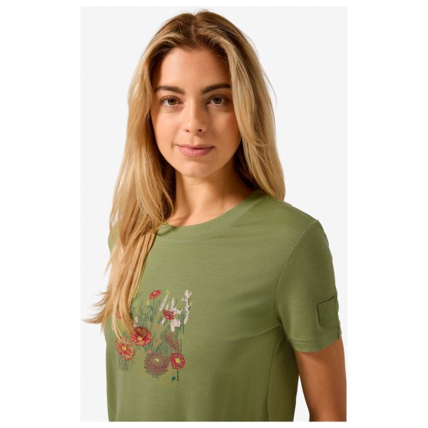 super.natural - Women's Flower Field Bio Jersey Tee - Merinotröja