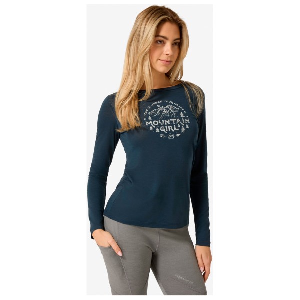 super.natural - Women's Mountain Girl L/S - Merinotröja