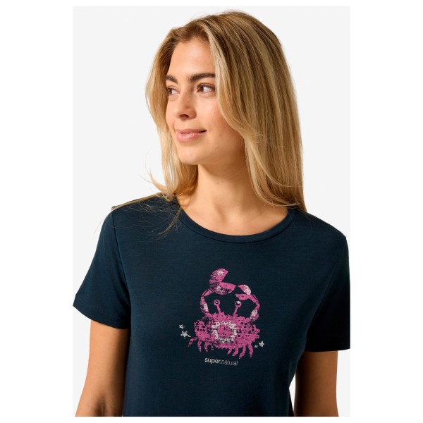 super.natural - Women's Mrs Crab Tee - Merinotröja