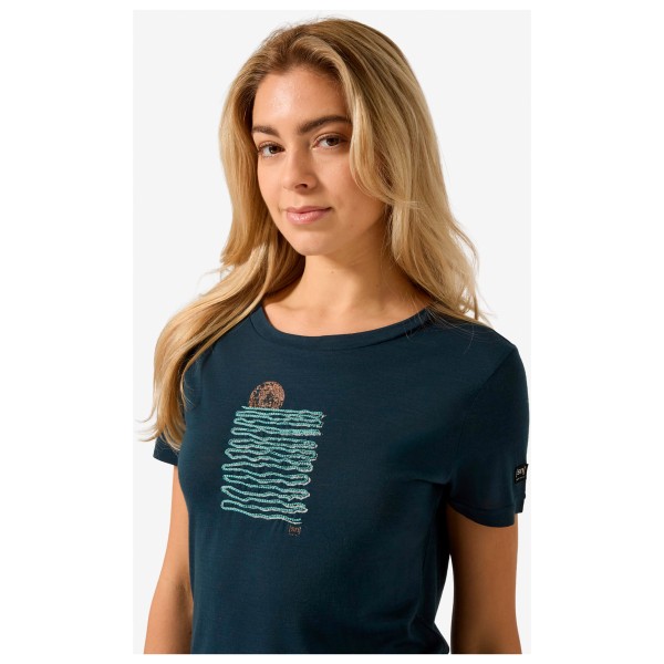 super.natural - Women's Sea Line Tee - Merinotröja