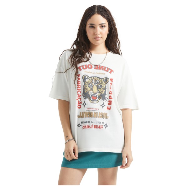Brixton - Women's The Getaway Oversized BF Tee - Camiseta de manga corta