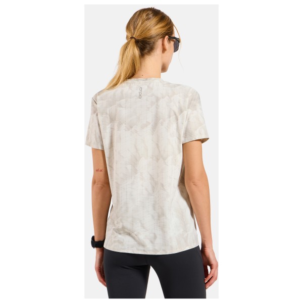 Odlo - Women's Zeroweight Chill-Tec Print Crew Neck S/S - Løbeshirt