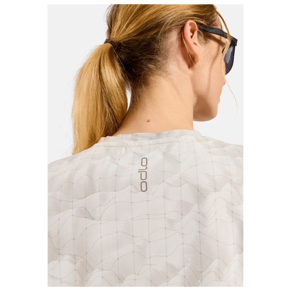 Odlo - Women's Zeroweight Chill-Tec Print Crew Neck S/S - Løbeshirt